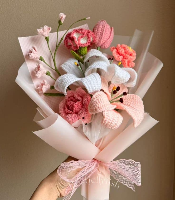 Pink Lily Bouquet